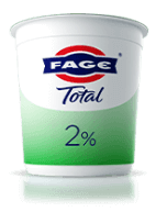 Add protein-rich FAGE Total Plain Greek yogurt to your favorite recipes. It’s a simple and delicious way to enhance your dishes with the famously rich and creamy FAGE Total flavor.