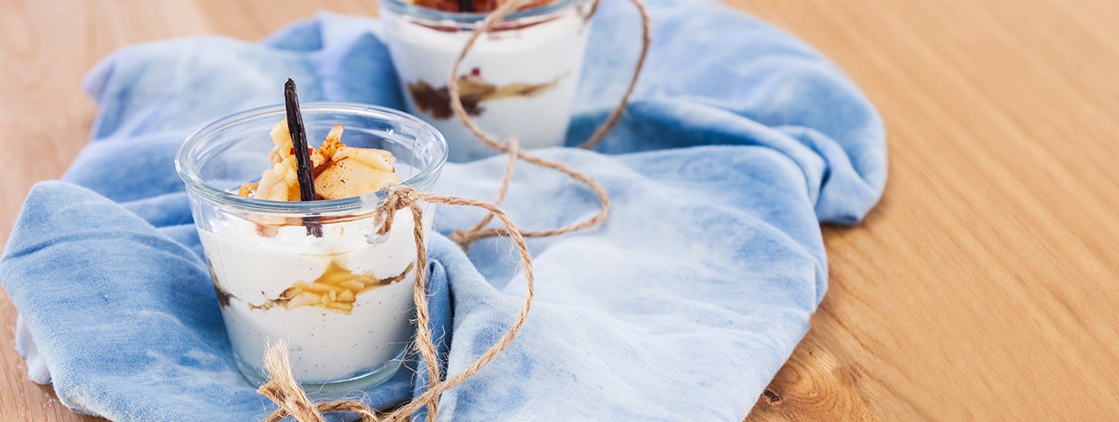 Cinnamon Apple Yogurt Parfait Recipe : At the Immigrant's Table