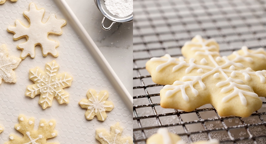 Snowflake Sour Creme Cookies Recipe