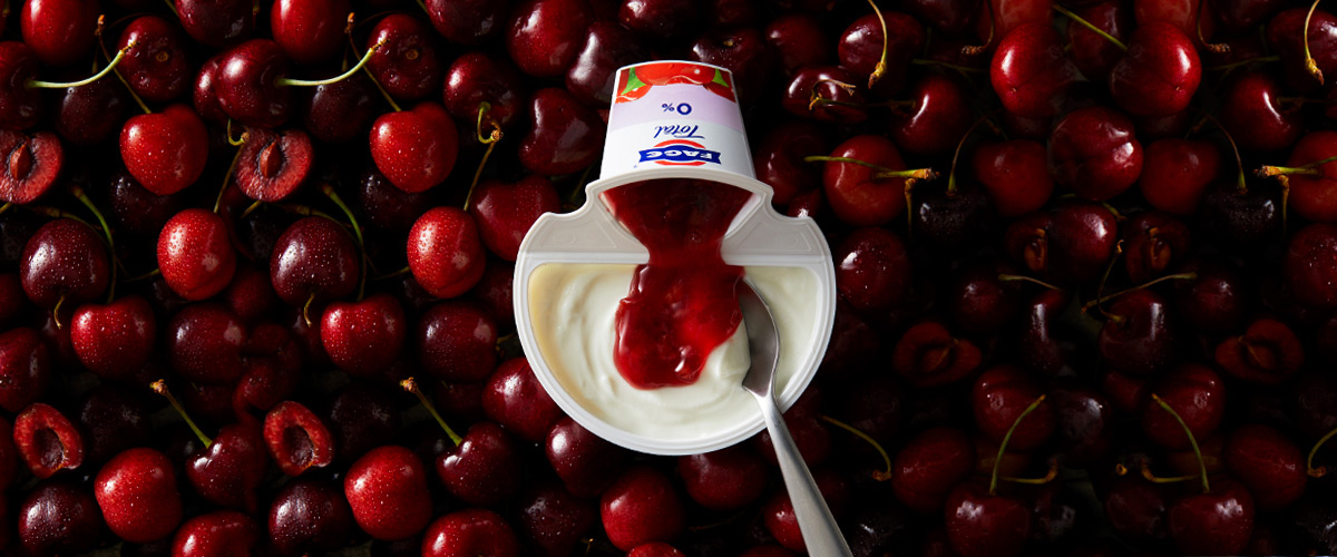 milkfat 0 yogurt Cherry Split Greek 0  Fat  Total  Cup: Yogurt FAGE Free