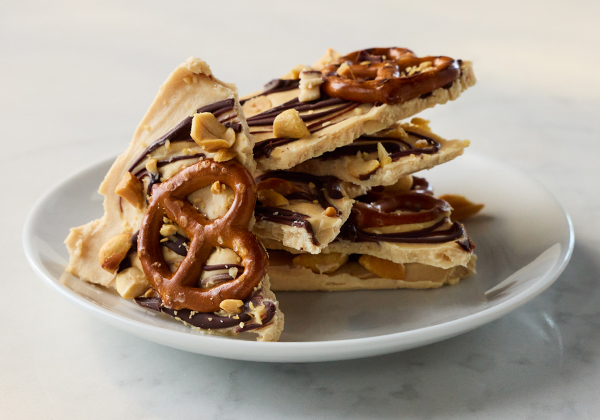 Chocolate Peanut Butter Frozen Yogurt Bark