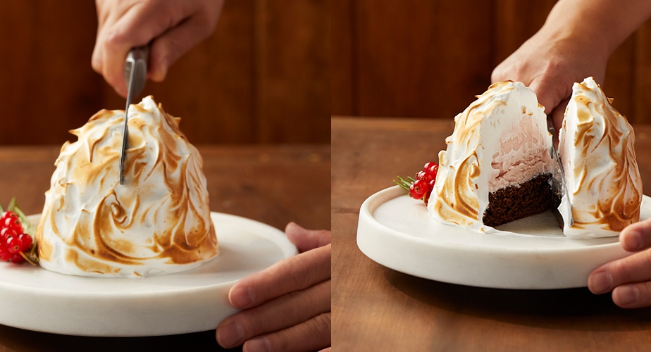 Frozen Yogurt Baked Alaska Recipe