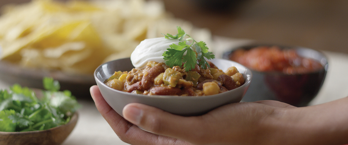 Everyday Chili with FAGE Sour Cream