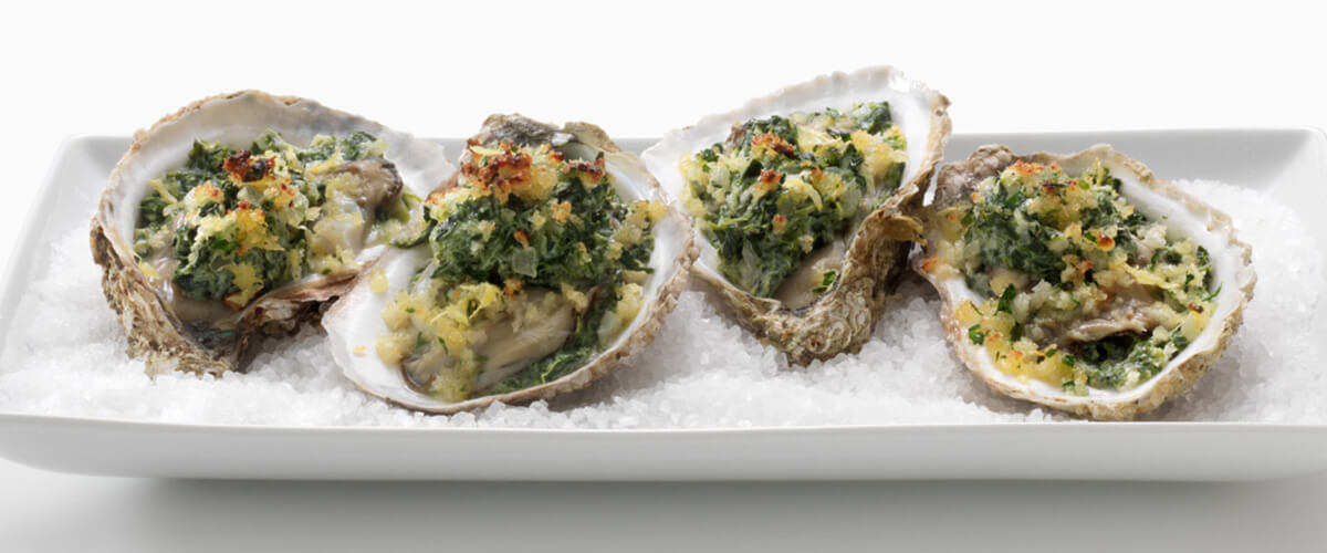 Oysters Rockefeller with FAGE Total