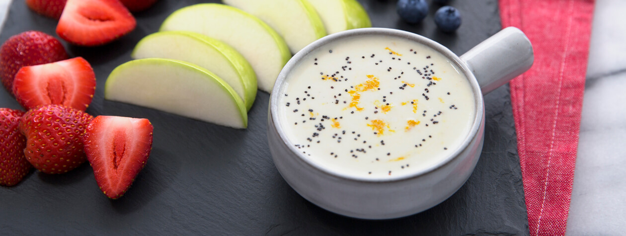 Orange Poppy-Seed Fruit Dressing with FAGE Total