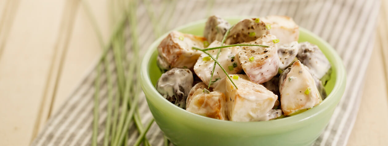 Roasted Potato Salad with FAGE Total