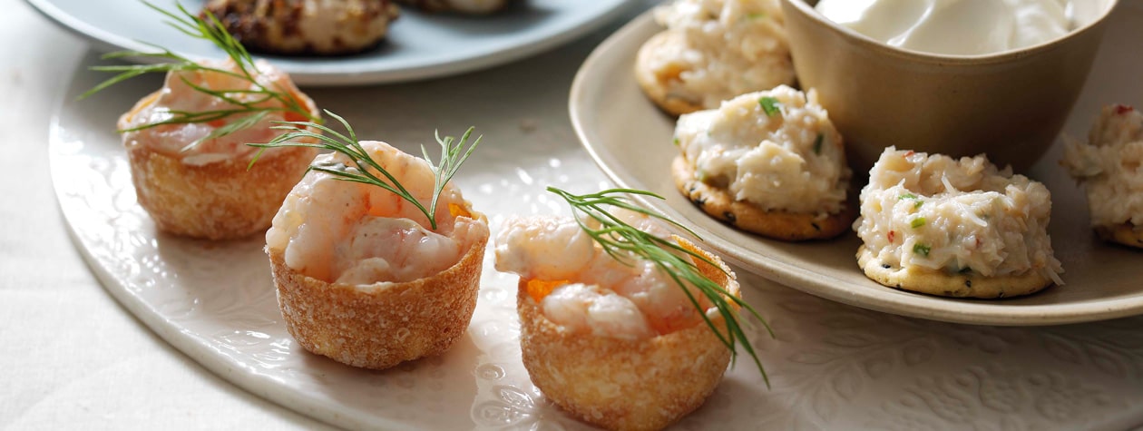 FAGE Total Party Canapés: Spicy Tomato Prawns