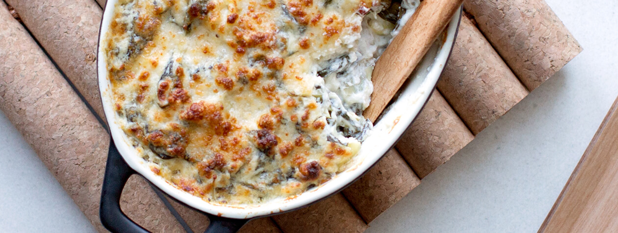 Spinach Artichoke Dip with FAGE Total