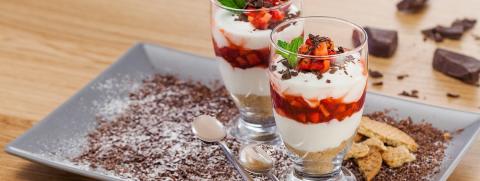 Strawberry Trifle with FAGE Total