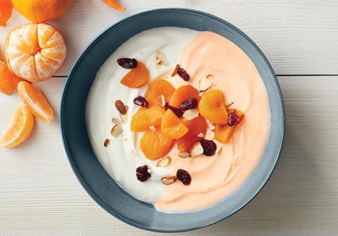Carrot Orange Yogurt Smoothie Bowl